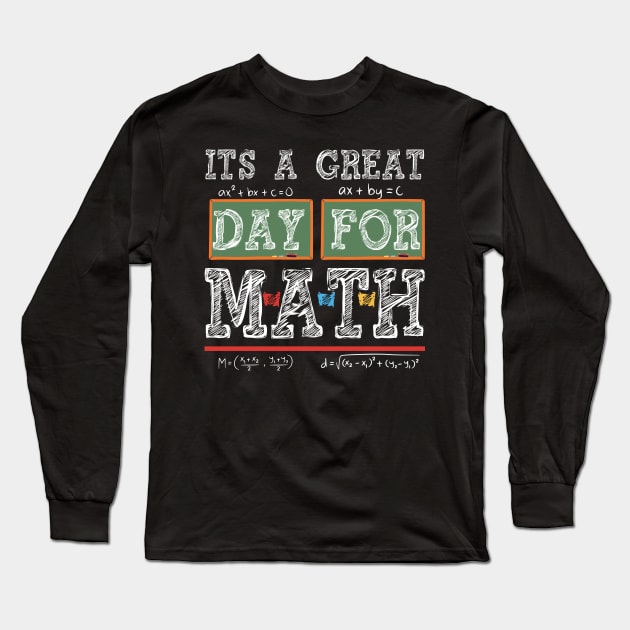 Math Teacher Long Sleeve T-Shirt by Xtian Dela ✅